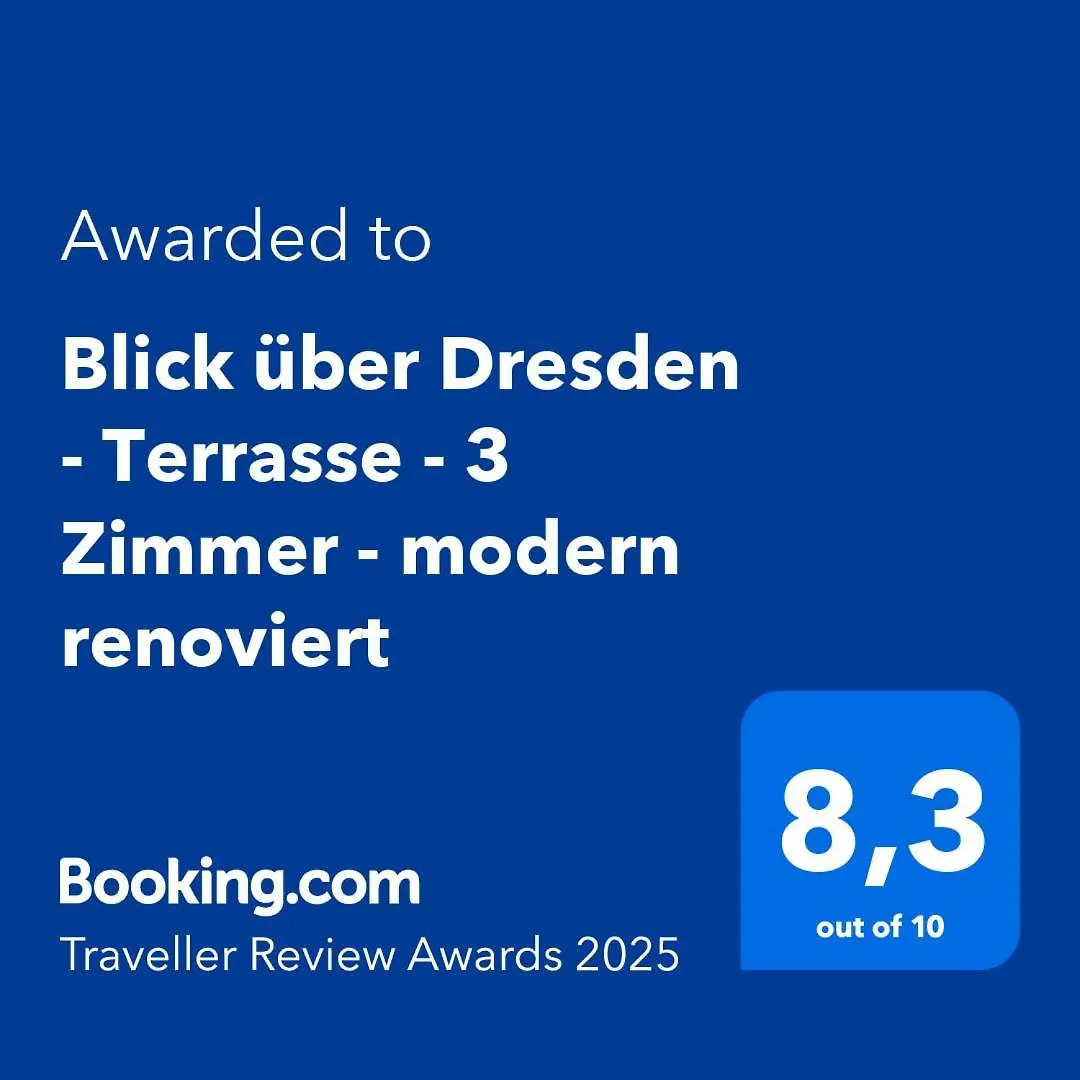 Lägenhet Blick Ueber Dresden - Terrasse - 3 Zimmer - Modern Renoviert Tyskland